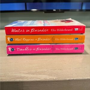 Elin Hilderbrand Book Set - Red, Orange, Pink